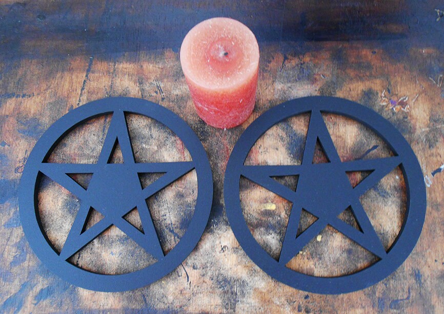 Duo de Pentacle de Protection -Pentagramme
