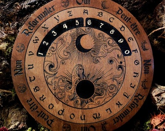 Esotericism, Pendulum, Divinatory Board, Ouija, Divinatory Arts, Accessory for pendulum, Esoteric Tools, Moon, Sun, dowsing