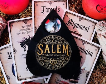 Ouija Esotericism, Mystical Drop for Ouija Board and practice of Spiritism, Occult and mysterious Salem object, Gothic Accessory.