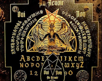 Ouija, Planchette, Ouija Board, Occult, Spiritism, Ouija Board, Ouijaboard, Spirit Board, Dark Gothic, Sigil, Witchy and Witch