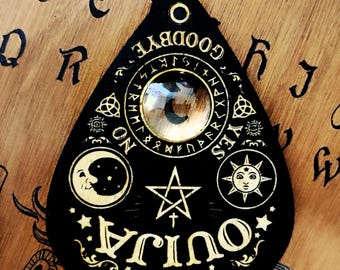 Ouija, Drop Pointer for ouija board and spiritualism practice, Occult decoration, Halloween gift idea, Divinatory art.