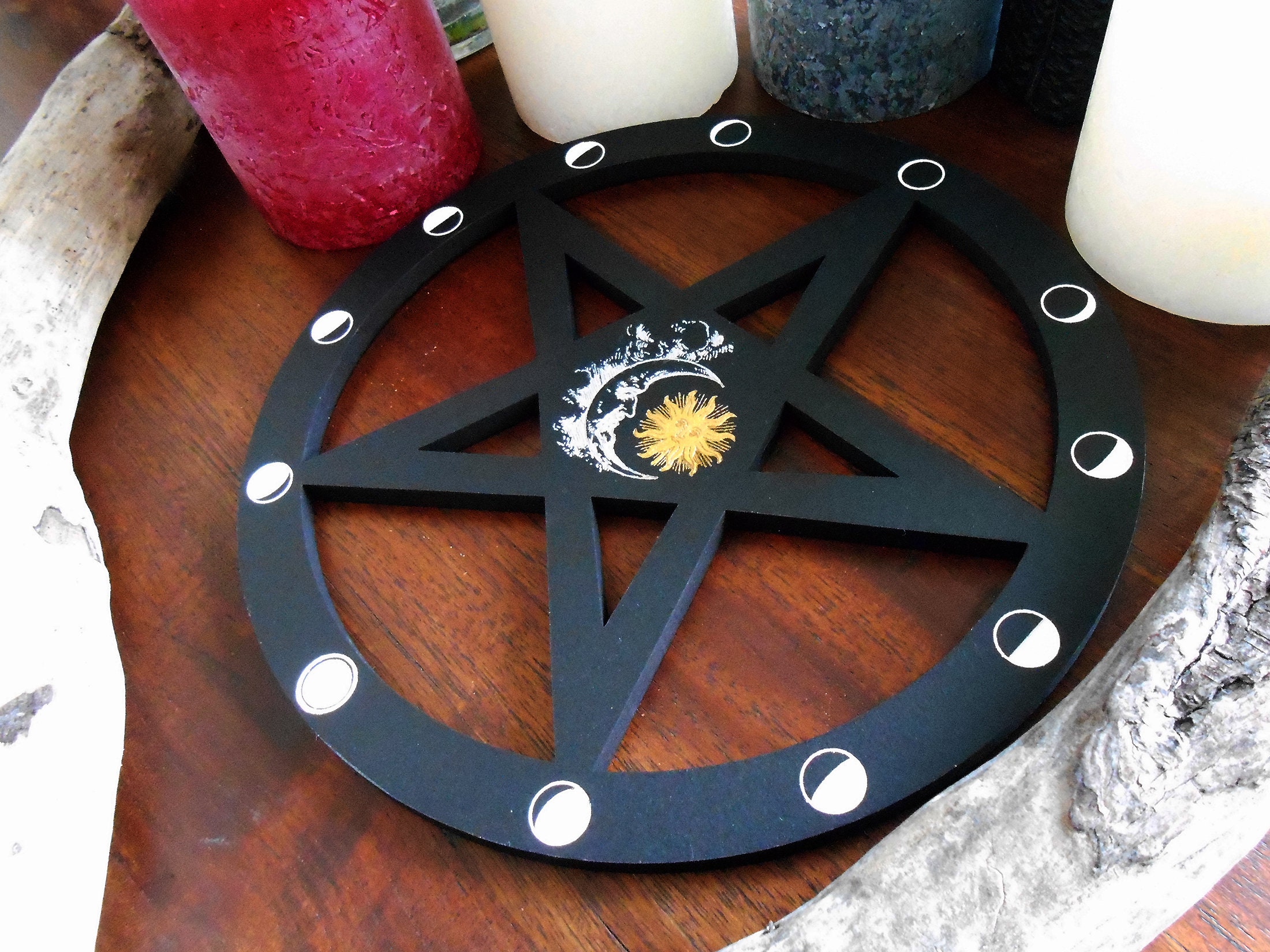 Lune, Pentacle, Pentagramme, Phase Lune