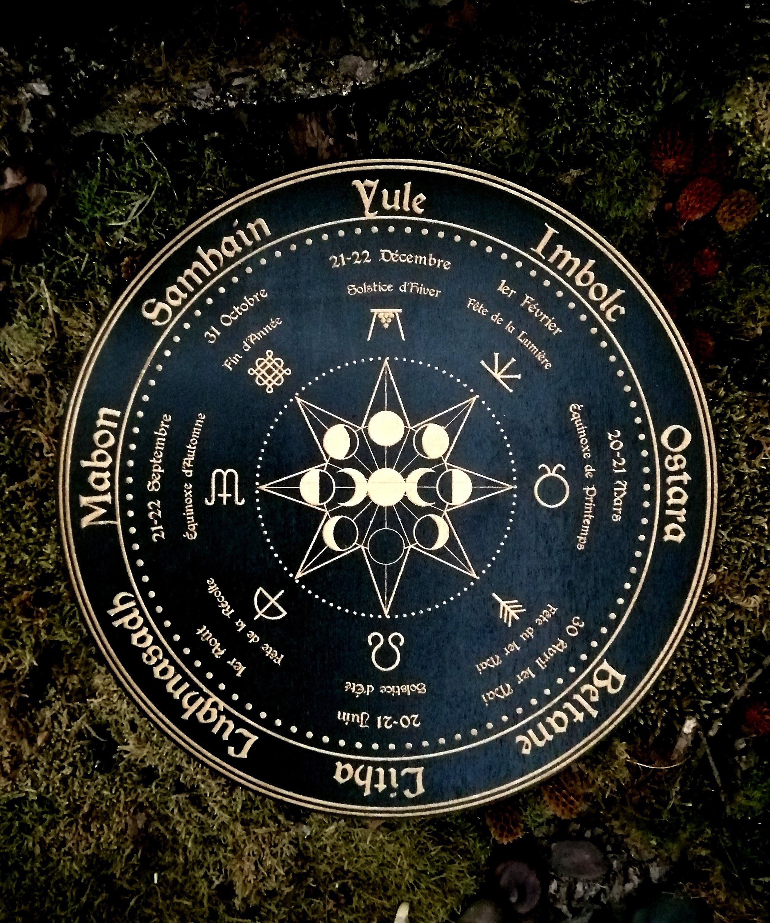 Esotérisme, Wicca, Roue de L'année et Sabbats, Rituel Magie, Wiccan
