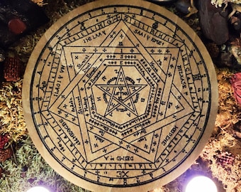 Sigillum Dei Aemeth, Esotericism, powerful esoteric symbol associated with angelic magic and occultism, Mystical pentacle protection