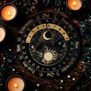 Wahadło, Wahadło ezoteryczne, Przedmiot wróżbiarski, Jasnowidzenie, Ezoteryzm, Sztuka wróżbiarska, Ouija, Tablica spirytystyczna, Tablica Ouija zdjęcie 3