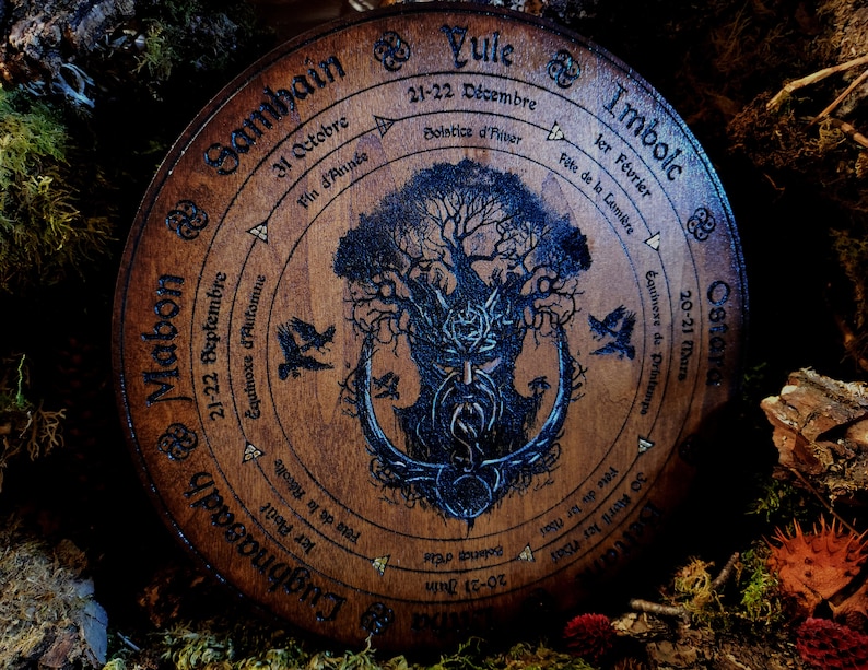 Esotericism, Wicca and Sabbats, Pagan Wheel, Wheel of the Year, Wiccan Calendar, Ritual and Witchcraft, Wiccan, Ostara, Mabon, Yule, Litha image 2