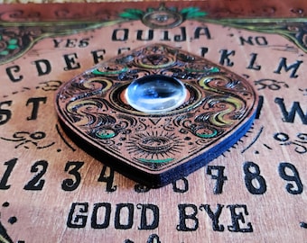 Ouija, accessory for ouija board, Drop Pointer Board for esoteric session in Spiritism, Gothic Decoration, Witchcraft.