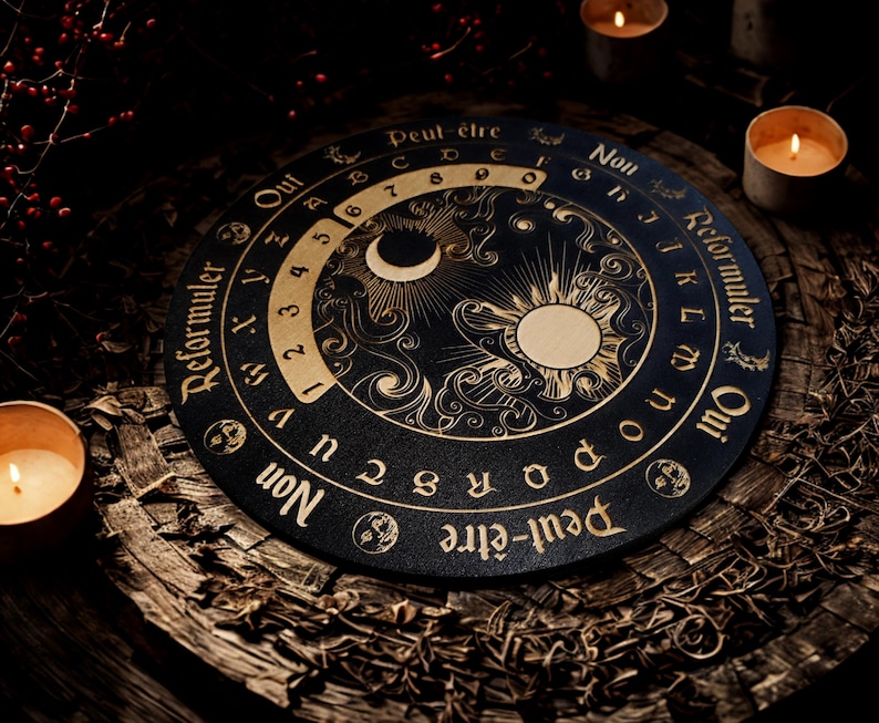 Wahadło, Wahadło ezoteryczne, Przedmiot wróżbiarski, Jasnowidzenie, Ezoteryzm, Sztuka wróżbiarska, Ouija, Tablica spirytystyczna, Tablica Ouija zdjęcie 2