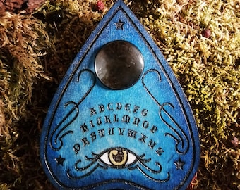 Ouija, Drop and Ouija Pointer, ouija board, occult board, esotericism, esoteric tool, occult art, witch, witchy