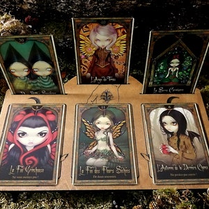 Esotérisme, Tarot, Oracle, Stand Cartes Divinatoires, Voyance, Guidance et Divination, Plateau Divinatoire