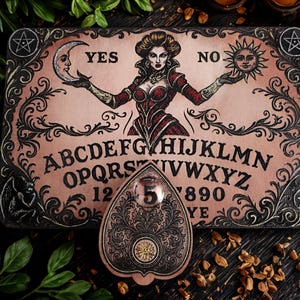 Ouija Divinatory Board &quot;MAGIC DIVINATION&quot; - Esoteric and mystical object for Spiritism Sessions or Gothic Decoration!