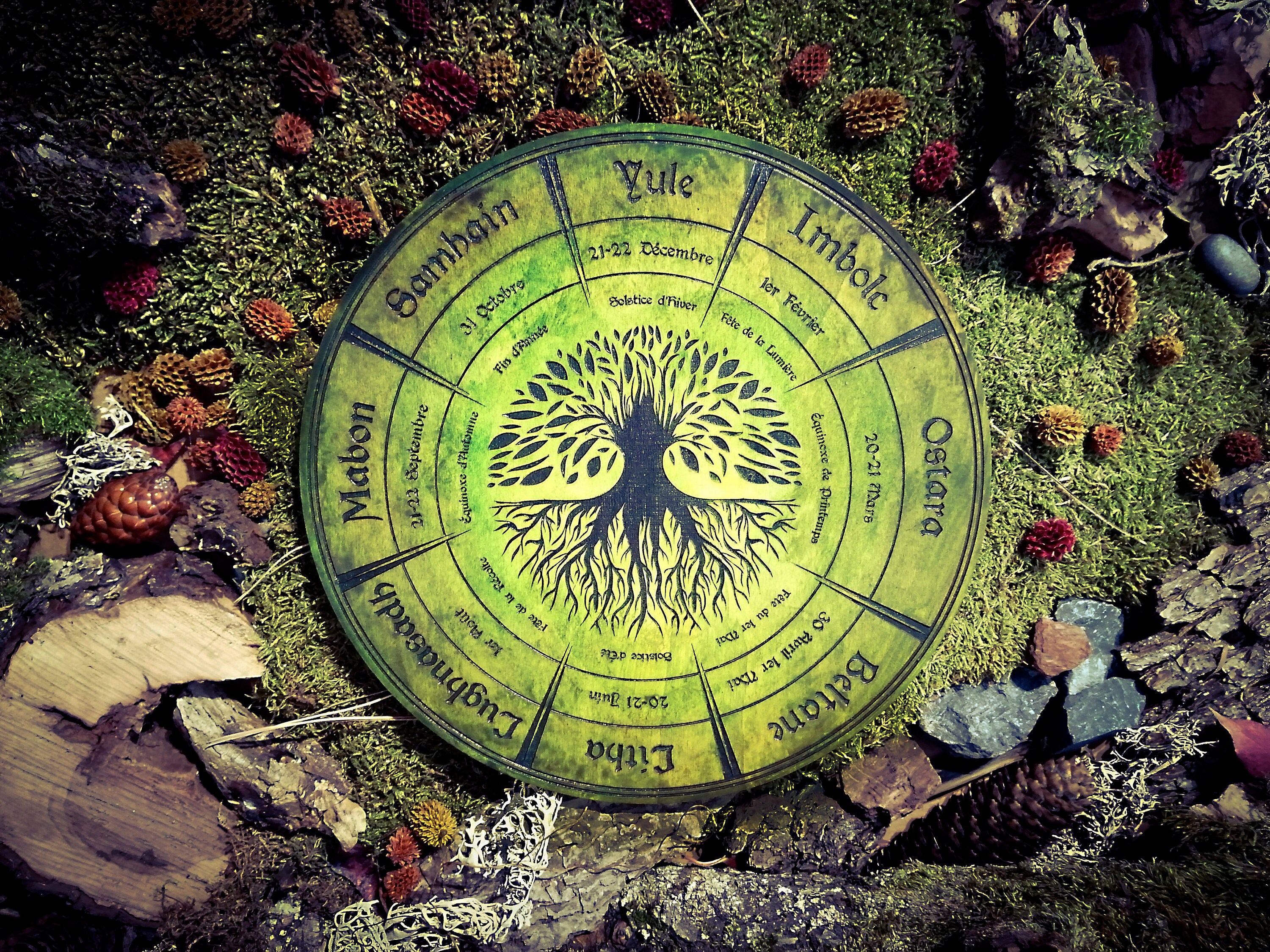 Arbre de Vie, Wicca, Nature, Gaia, Wiccan, Paien, Magie, Sabbat, Arbre Monde, Roue Wicca