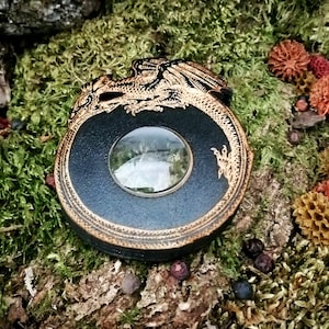 Ouija Dragon, Esotericism, spiritualism, magic, divinatory art, ouija, ouija board, witch, gothic art, Drop and Ouija Pointer