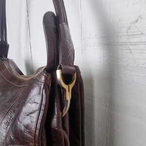 Sac à Main Vintage Cuir Des Années 1950 - Sac De Soirée Vert - Marque Olympe De Corato - Occasion Unique