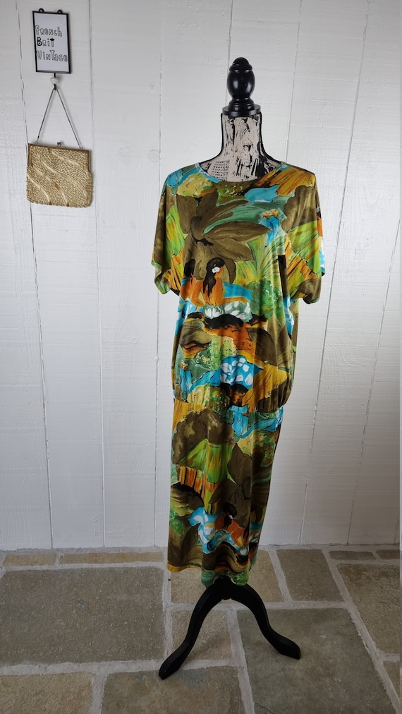 Betty Barclay Dress, 1980's Dress, Size: XL, Summe