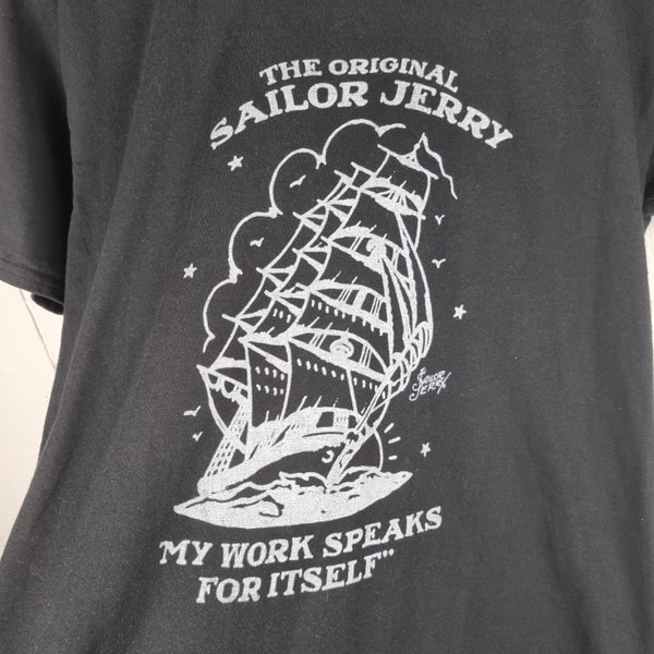 Homeward Bound Sailor Jerry T-Shirt Gildan Tee VTG T-Shirt Tattoo History Cult Following Grunge Aesthetic Punk Style