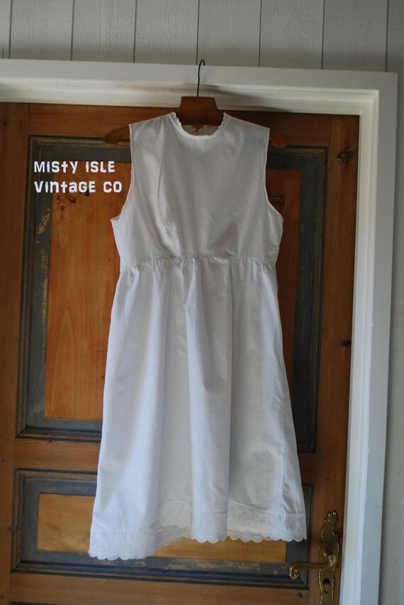Antique White Child's Dress, Edwardian, Victorian