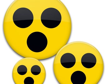 3er Set Blindenanstecker "3 Punkte auf gelbem Untergrund" | Plaketten aus Metall für Menschen mit Sehbeeinträchtigung und Blinde