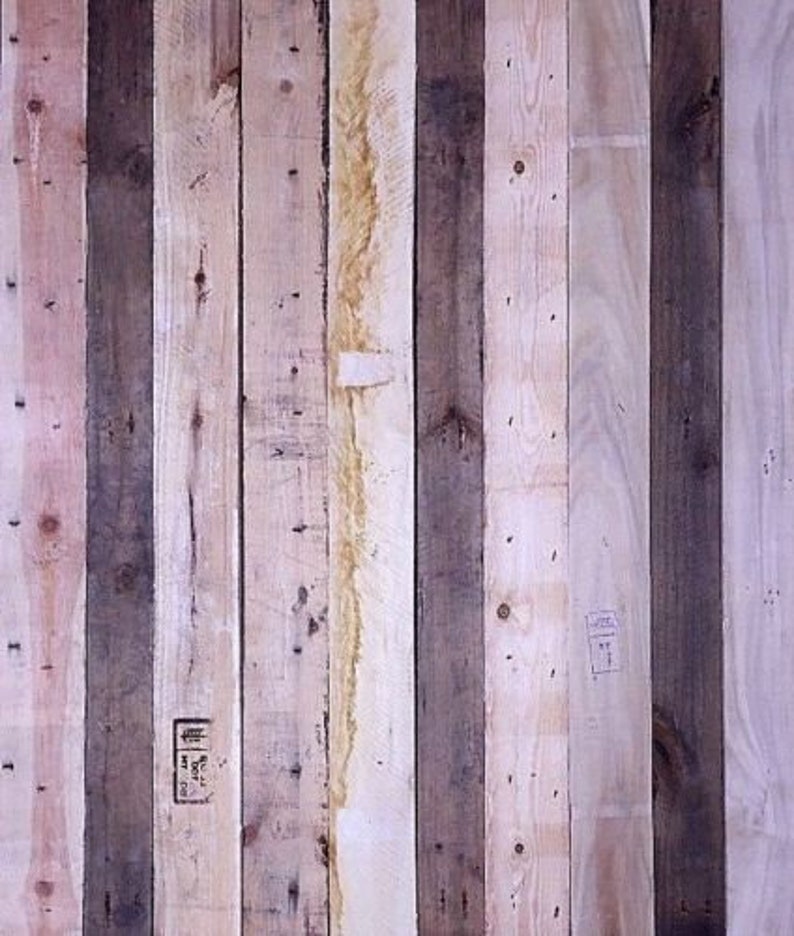 Reclaimed Pallet Wood Wall Cladding Free Fast Postage Etsy