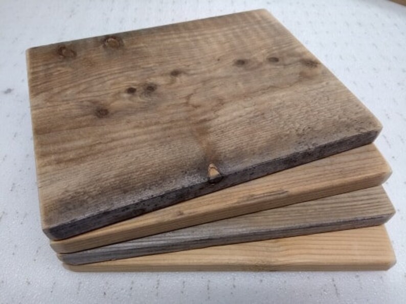 Wooden Place Mats Reclaimed Recycled Upcycled Pallet Wood Etsy