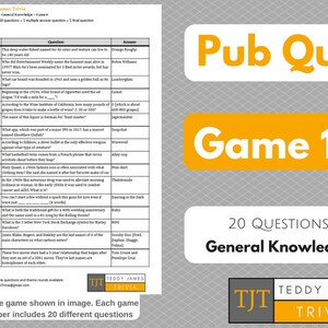 Domande trivia per Pub Quiz - Gioco n. 10 - 20 domande e risposte di cultura generale