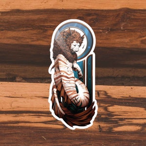 Sticker transparent Poisson-papillon