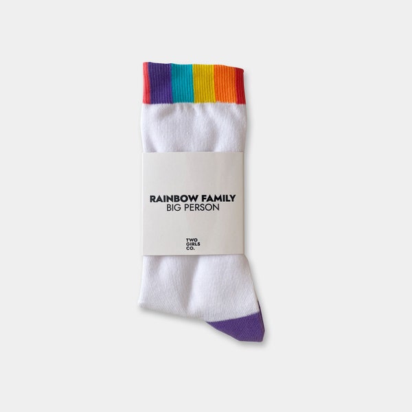 Rainbow Family - Big Person Socks