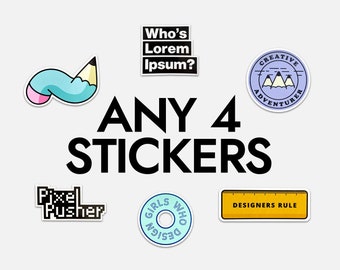 Any 4 stickers