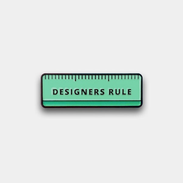 Mint - Designers Rule Enamel Pin