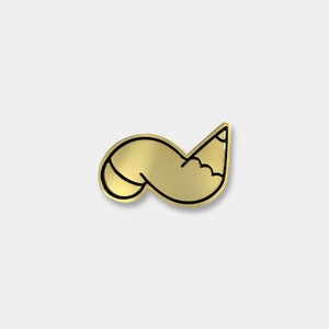 Golden Pencil Enamel Pin