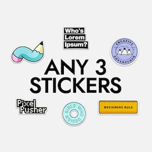 Any 3 stickers