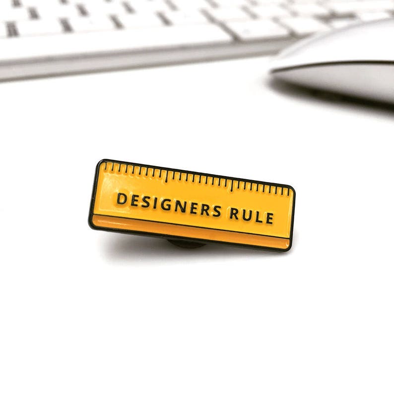 Designers Rule Enamel Pin image 3