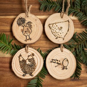 Bauernhof Huhn Ornamente