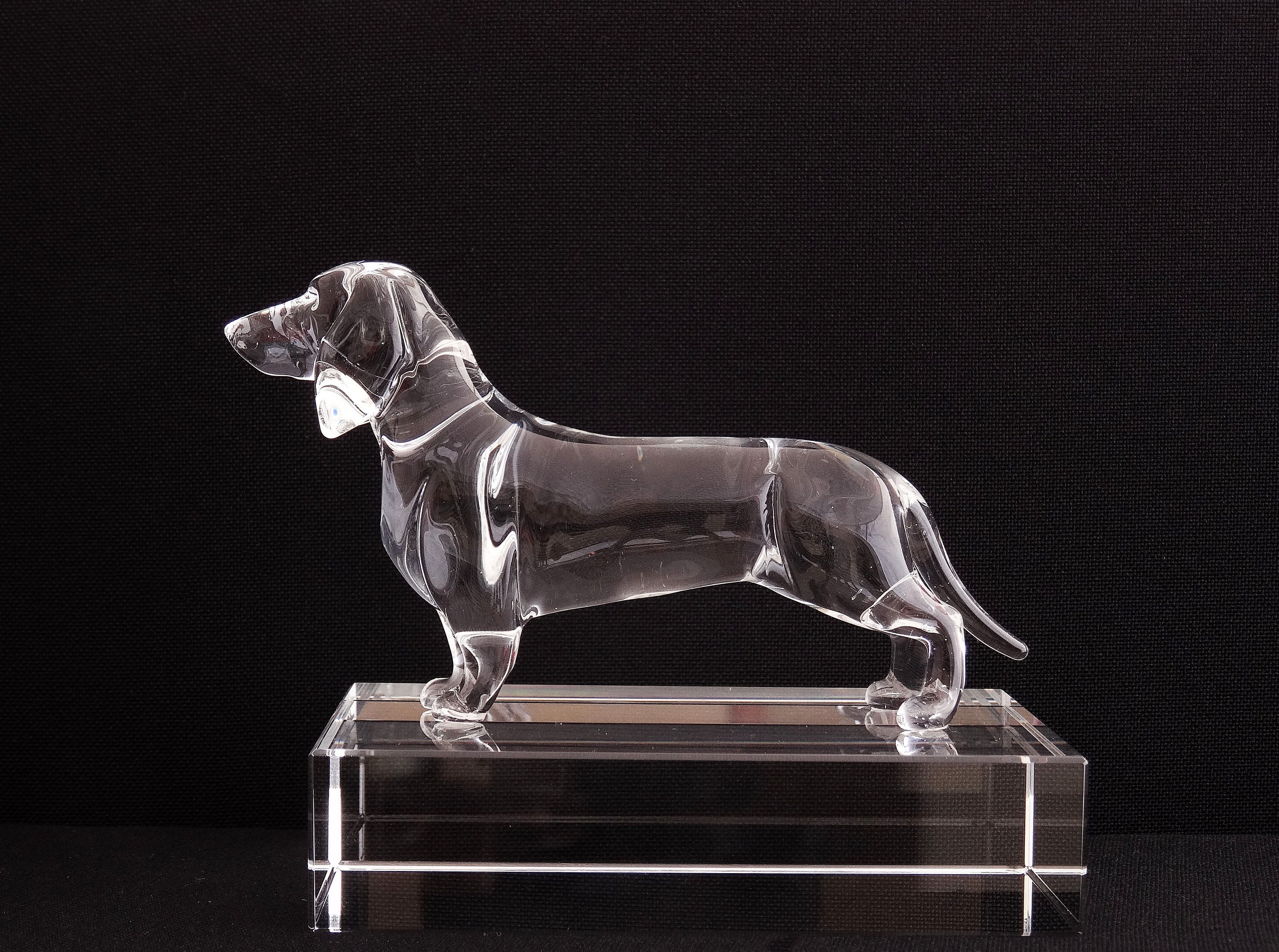 Crystal dachshund - Etsy 日本