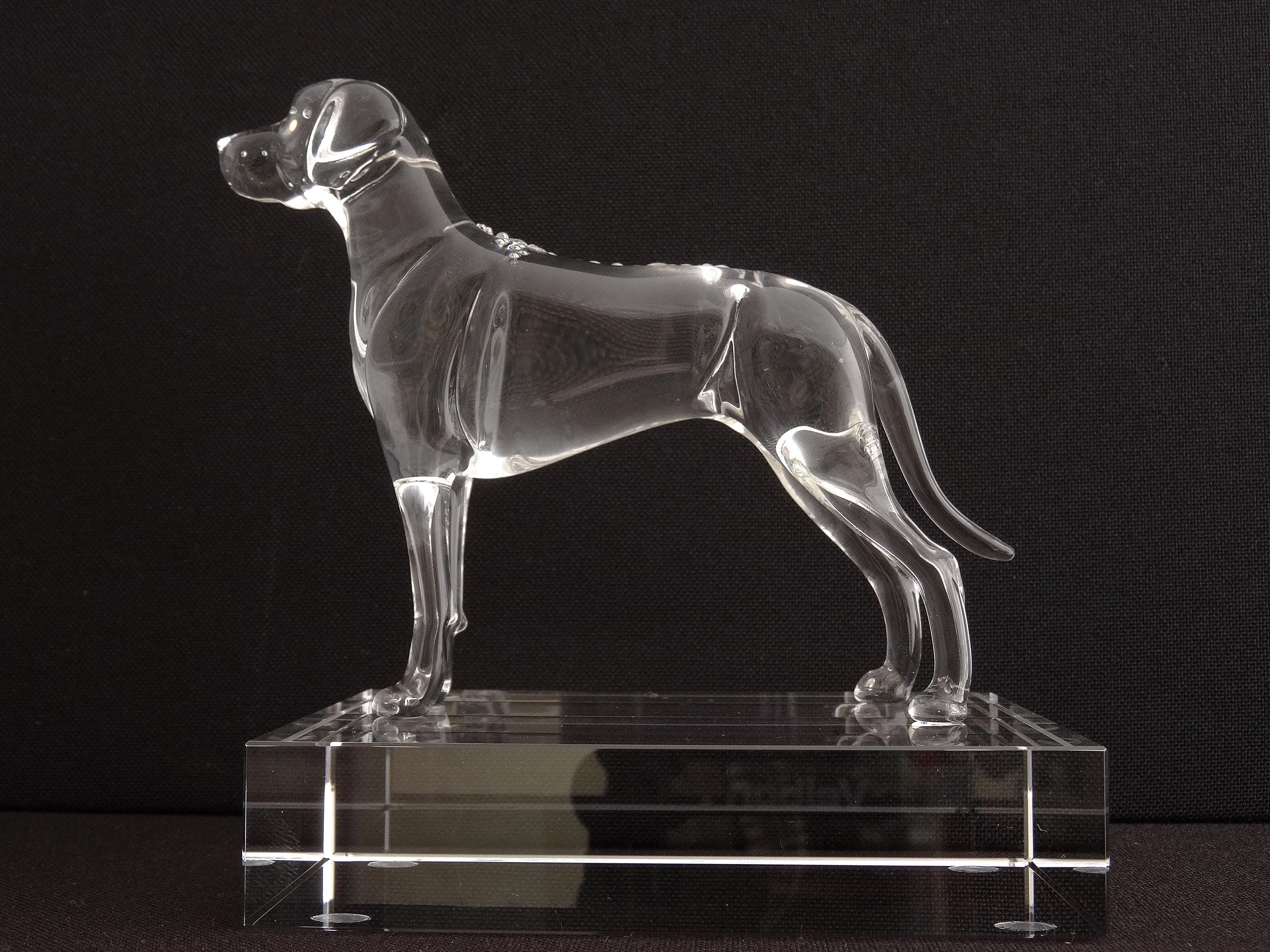 Handmade Crystal Glass Rhodesian Ridgeback Figurine - Etsy