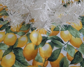 18 inch diameter Lemons  small tabletop tree skirt