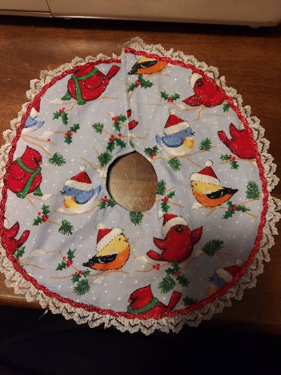 Mini Christmas tree skirt Etsy