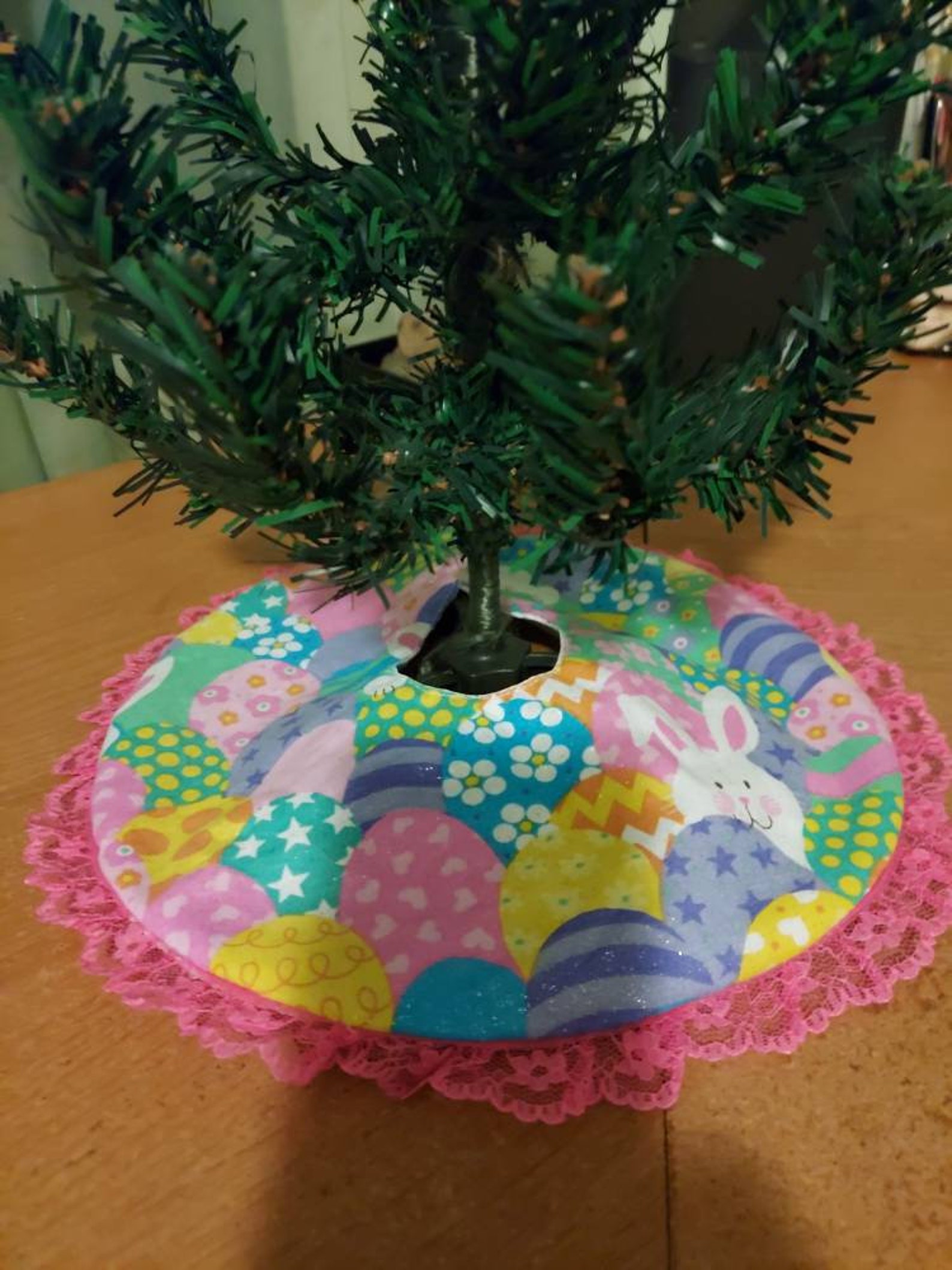 Mini Easter tree skirt 10 inch diameter Etsy