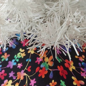 10 inch diameter mini rainbow flowers tree skirt