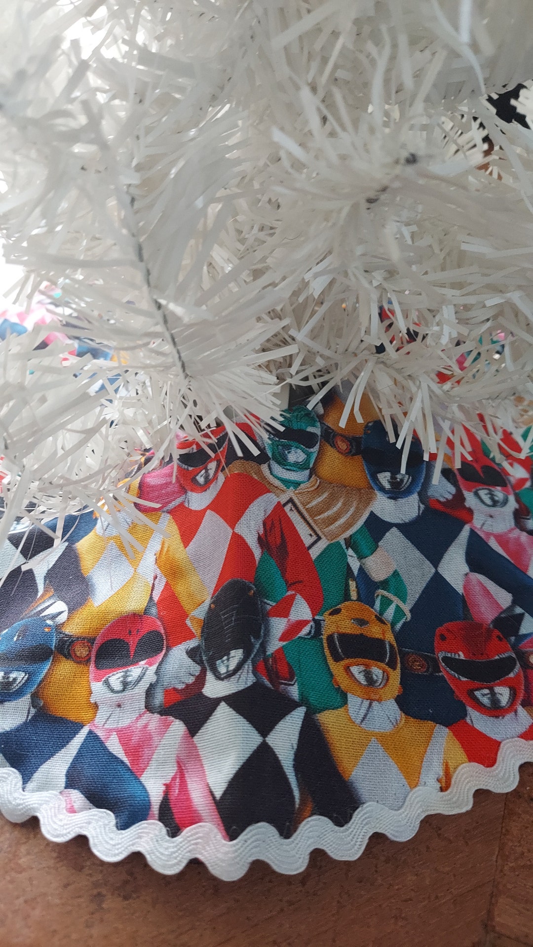 Power Rangers Tree 10 Inch Diameter Power Rangers Mini Tree Skirt - Etsy