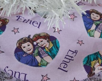 10 inch diameter I Love Lucy tree skirt