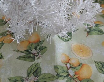 18 inch diameter Lemons  small tabletop tree skirt