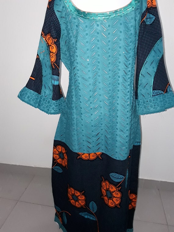 ankara stone gown