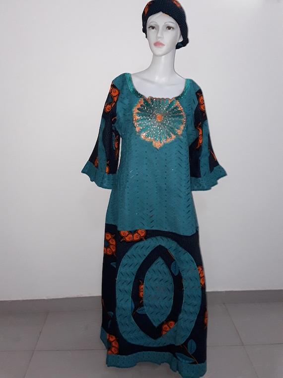 ankara stone gown