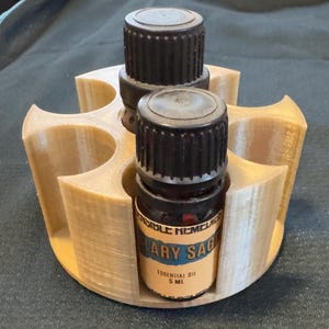 5ml Essential Oil Holder for Young Living, doTerra, & other smaller bottles. Multiple Colors, Felt Bottom, Holds 7 Bottles, Ready to Ship!