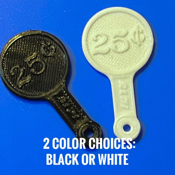 Aldi Cart Token. 2 color choices, Quarter Keeper. 3D Printed Plastic Aldi Quarter Token for Shopping Cart. Free Shipping! 25 cent, Cart Coin