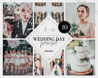 10 Lightroom Mobile & Desktop Presets WEDDING Soft Presets Bride Presets Anniversary Presets Instagram Presets Bright Presets