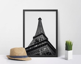 Eiffel Tower Paris Poster Scandinavian Design Wall Art Print Fashion