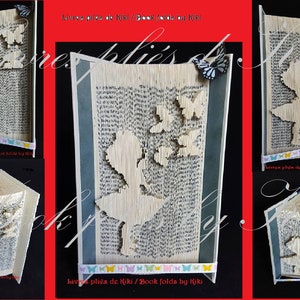 BLOWING BUTTERFLIES Book Fold Pattern R364