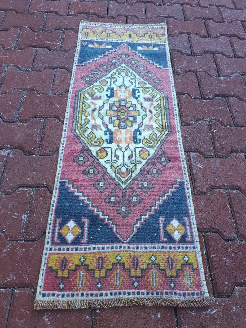 Small Persian rug Small Oriental rug Small rug Turkish rug, Small Vintage rug